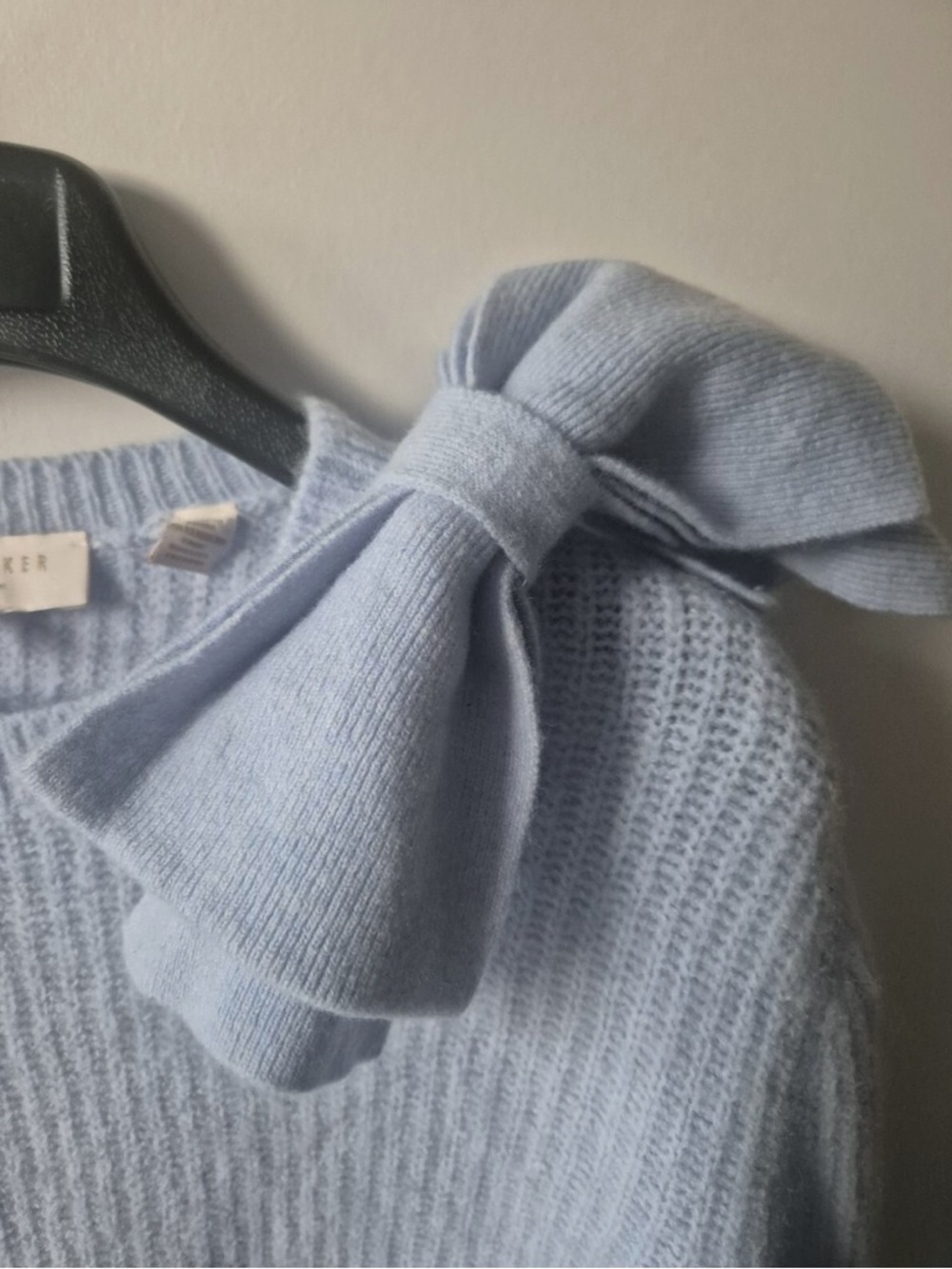 Ted Baker Extravagant Bow Crew Wool Alpaca Sweater Size 2 UK 10 - Picture 5 of 8